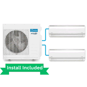 Zero 2 Zone Ductless Heat Pump System