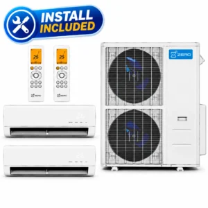 Zero ductless heat pump